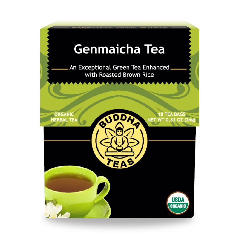 Genmaicha, 15 Whole Leaf Silky Tea Bags, 37.5 - UK Store